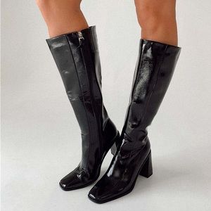 The Jessa Boots Black NWOT Princess Polly